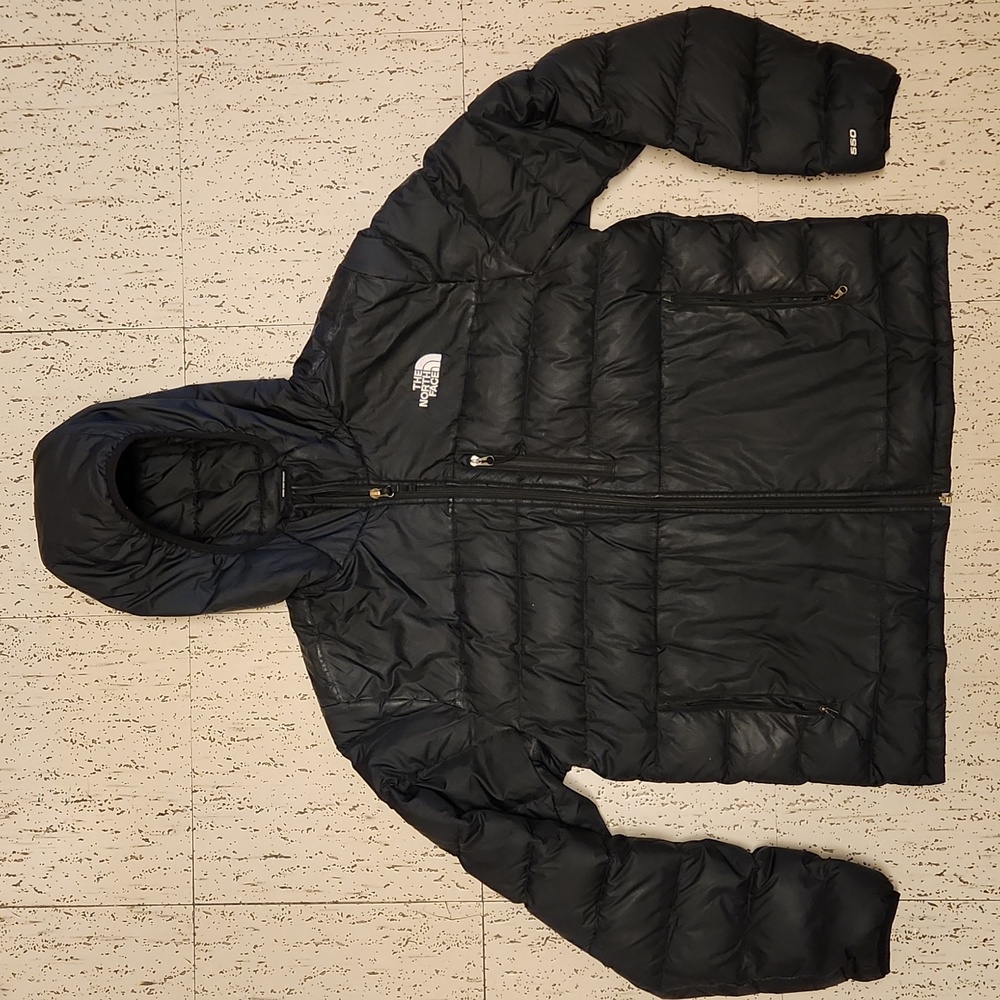 The North Face 550 Lightweight Down Filled Full Zip Puffer Winter Jacket Vintage